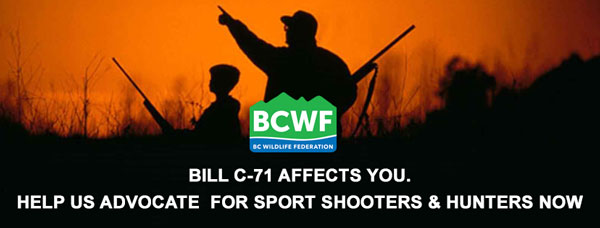 BCWF Advocates for Hunters and Sport Shooters